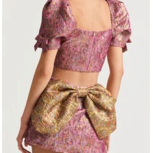 Love shack fancy skirt set size 8 top 6 bottom worn once for 1 hour